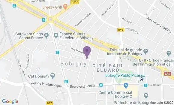 Localisation Mtre Sentenac Margraff Mariette