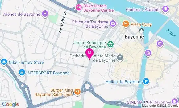 Localisation Mtre Chaput Jade