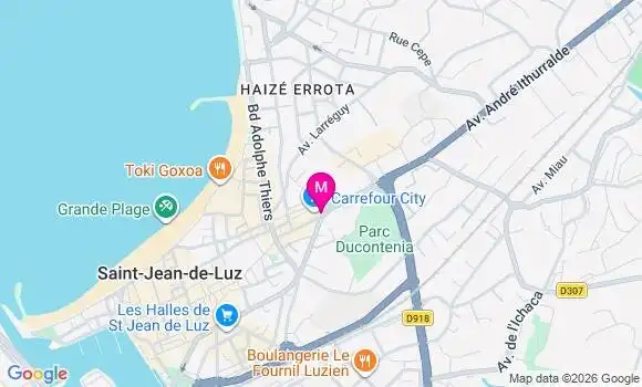 Localisation Mtre Errandonea Julie