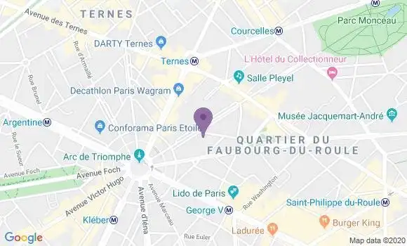 Localisation Mtre Erard Bruno