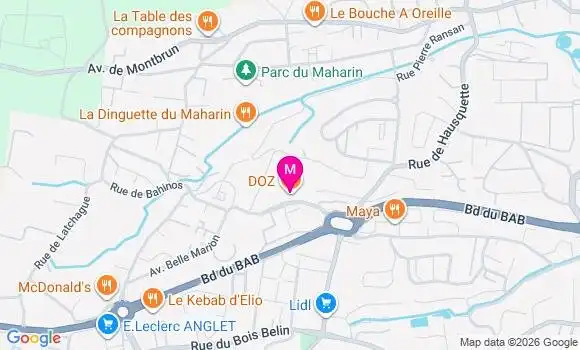 Localisation Mtre Ihidoy Chabay Arantxa