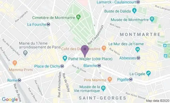 Localisation Mtre Erb Jacques