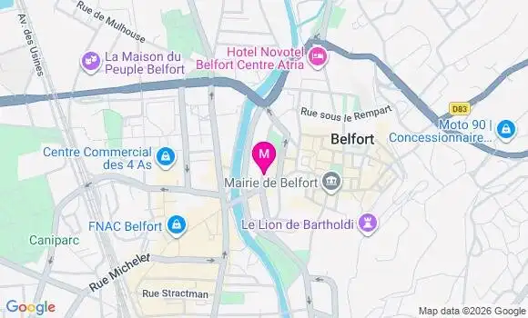 Localisation Mtre Besançon Stéphanie