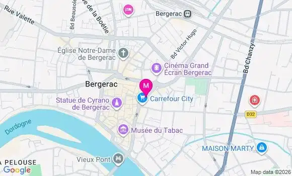 Localisation Mtre Jeaunaud Ghislaine