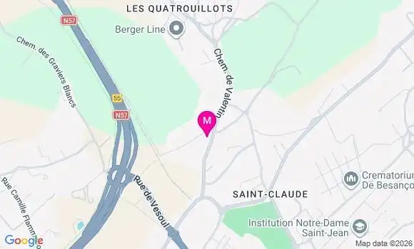 Localisation Mtre Favre Emeric