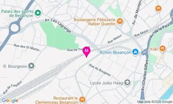 Localisation Mtre Monnot Baptiste