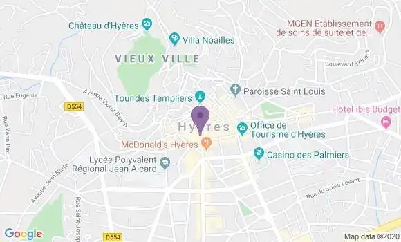 Localisation Mtre Escarras Sophie