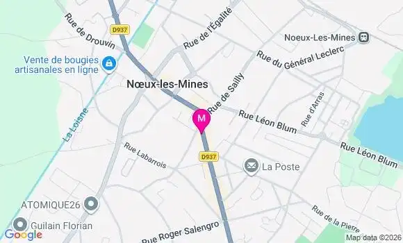 Localisation Mtre Castelain Sarah