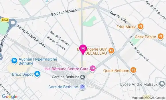 Localisation Mtre Favier Manon