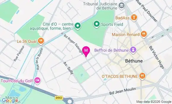 Localisation Mtre Fontaine Hortense