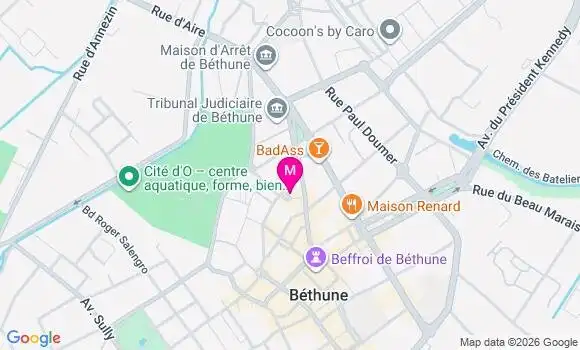 Localisation Mtre Rousseaux Emmanuel