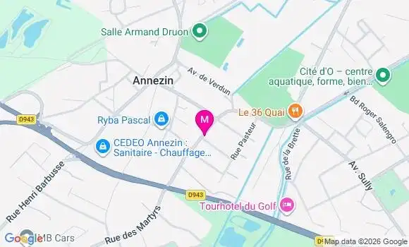 Localisation Mtre Tancre Alexandra