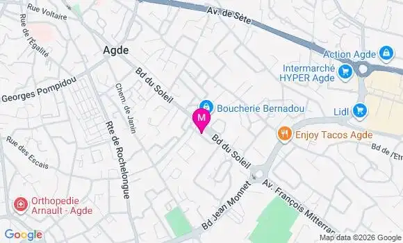 Localisation Mtre Debruyne Lucie