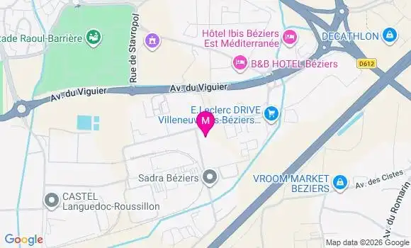 Localisation Mtre Euzet Sandra