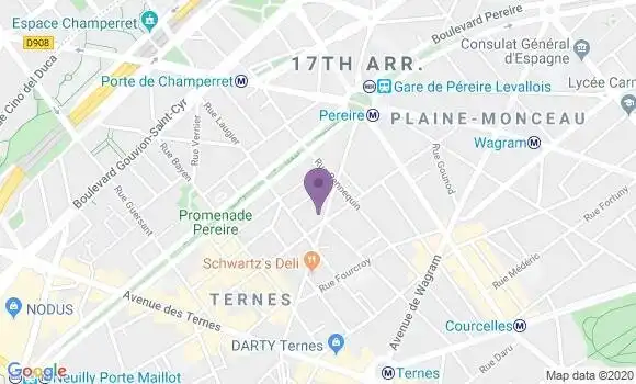 Localisation Mtre Escoffier Françoise