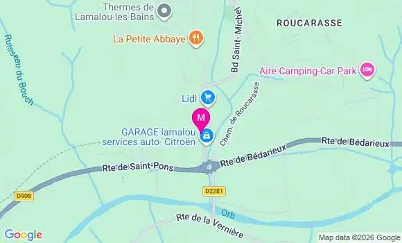 Localisation Mtre Serre Pauline