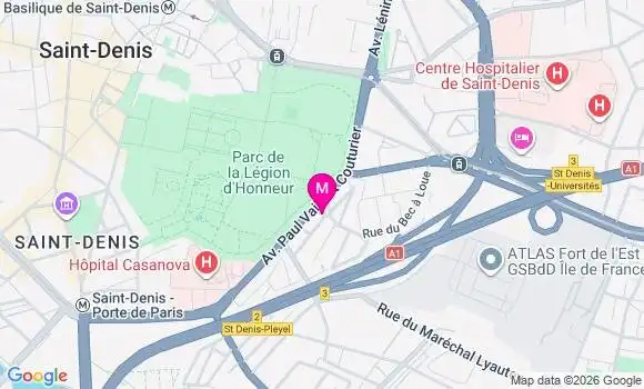 Localisation Mtre Danglehant François