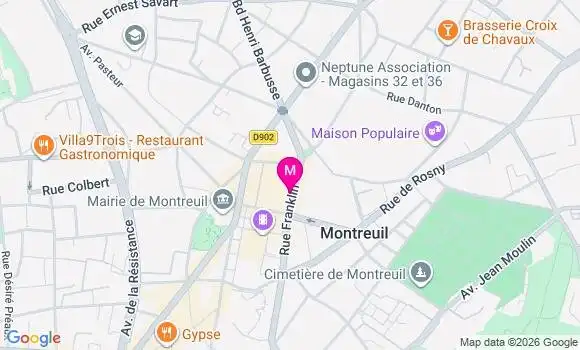Localisation Mtre Dekimpe Quentin