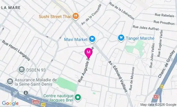 Localisation Mtre Guagenti Hugo