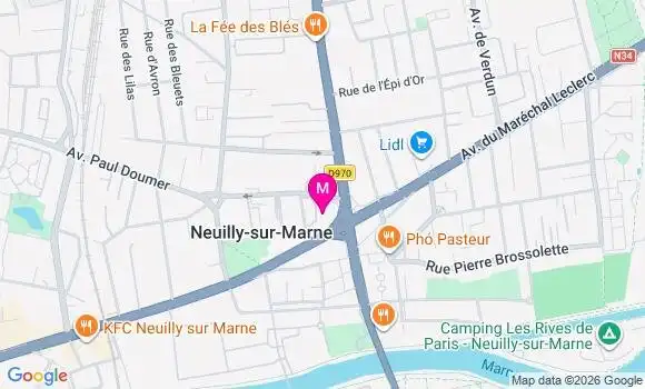 Localisation Mtre Huc Baudouin