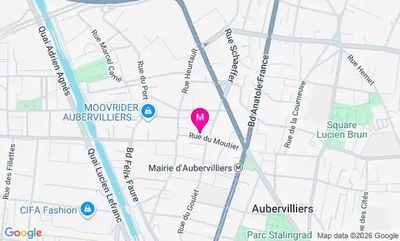 Localisation Mtre M