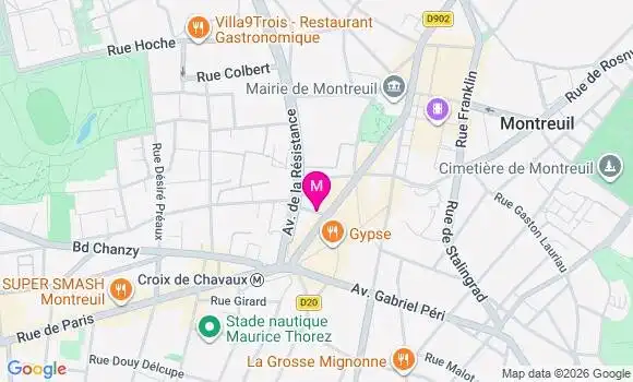 Localisation Mtre Morosoli Anthony