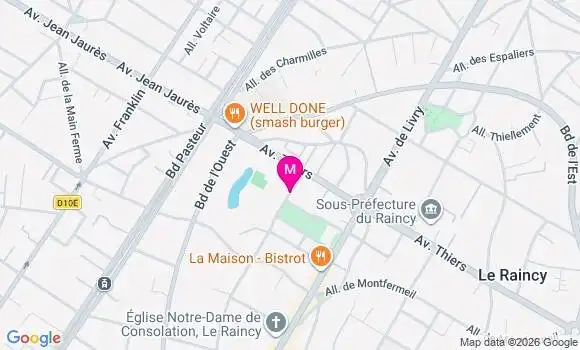Localisation Mtre N