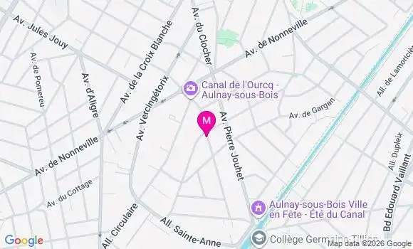 Localisation Mtre Pallard Marie Julienne