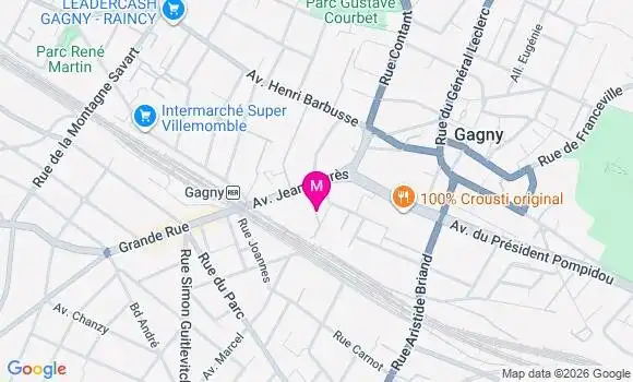 Localisation Mtre Prudon Sandrine