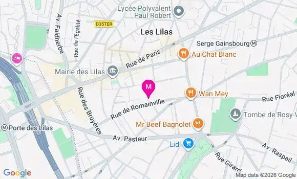 Localisation Mtre Rapoport Thomas