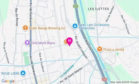 Localisation Mtre Benand Laura