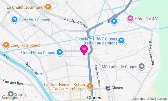 Localisation Mtre Menin Emmanuelle