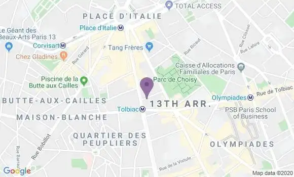 Localisation Mtre Zouaoui Isabelle