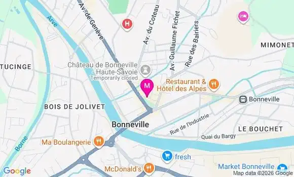 Localisation Mtre Veron Delor Corentine