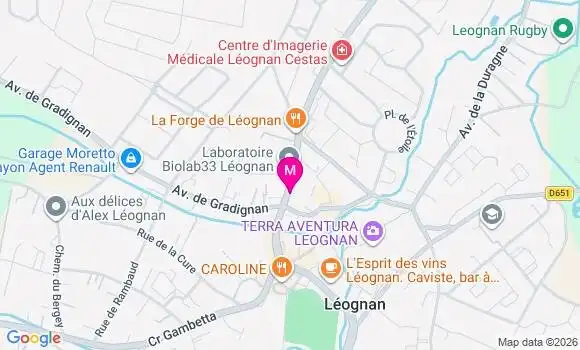 Localisation Mtre Abraham Bertout Hélène