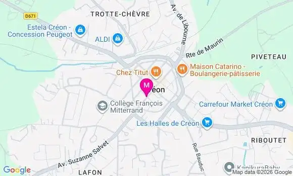 Localisation Mtre Bedon Nathalie