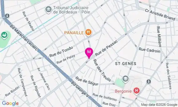 Localisation Mtre Castaillet Noëmie