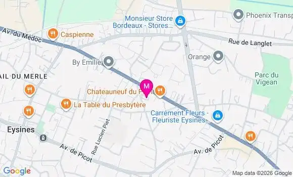 Localisation Mtre Chevallier Maxime