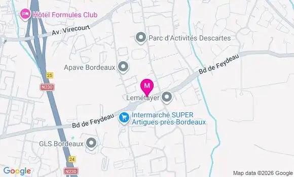 Localisation Mtre Delfosca Philippe
