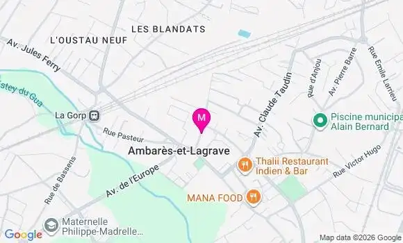 Localisation Mtre Esquie Marie Anne