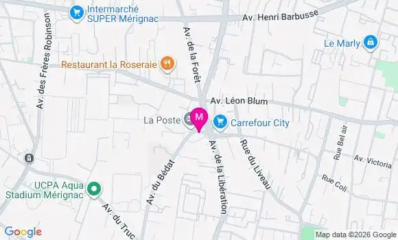 Localisation Mtre Fenie Baradat Lisiane