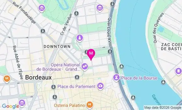 Localisation Mtre Gassiot Jean Baptiste