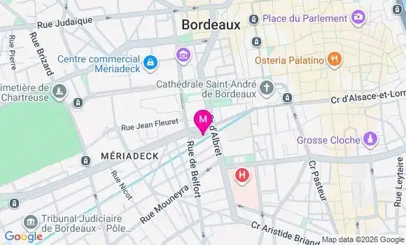Localisation Mtre Gaudin Louis