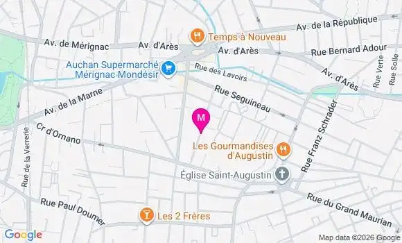 Localisation Mtre Groulier Armisen Pauline