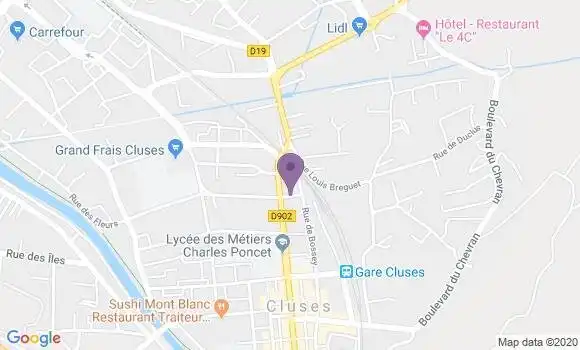 Localisation Mtre Plahuta Bernard