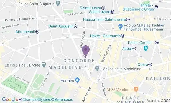 Localisation Mtre Eymard Benoît