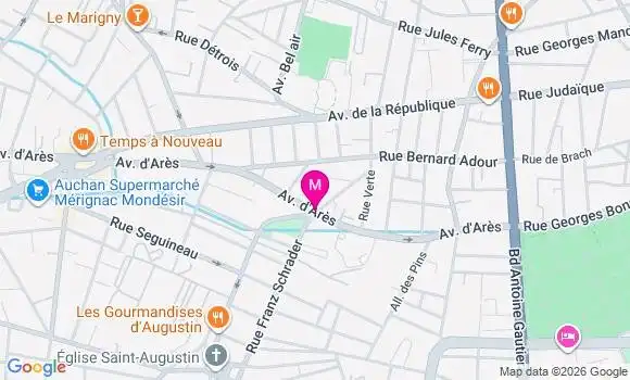 Localisation Mtre Meliande Claire