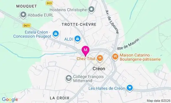 Localisation Mtre Mourgues Clara