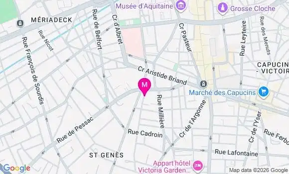 Localisation Mtre Nauche Victoria