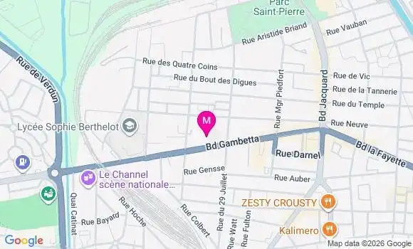 Localisation Mtre Lesage Audrey